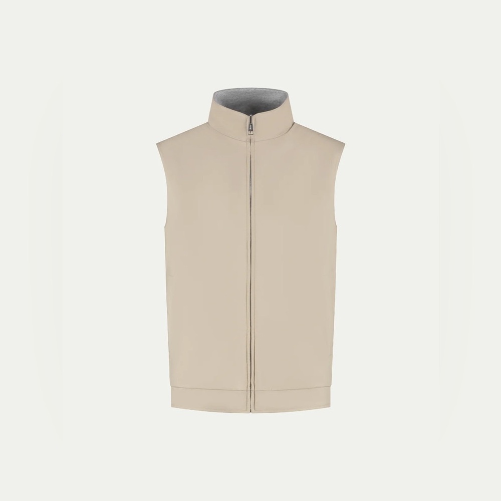 Aurelien BEIGE REVERSIBLE RESORT BODY WARMER